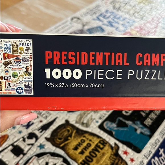 Presidential Campaign Slogans 1000 piece Puzzle complete - Picture 3 of 10